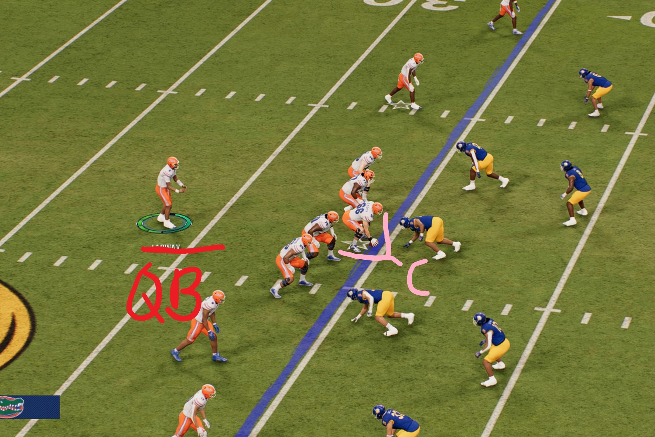 Annotation of empty formation